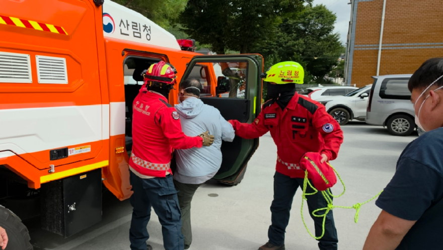 발달장애인 대상 산불대피 훈련4.jpg